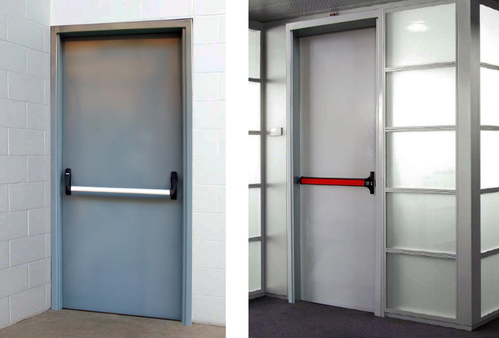 escape fire steel doors